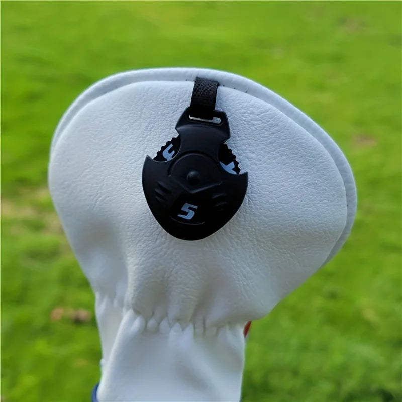 Patriotic Golf Club Head Cover Set - Protect Your Clubs With Durable PU Leather And Vibrant American Flag Design